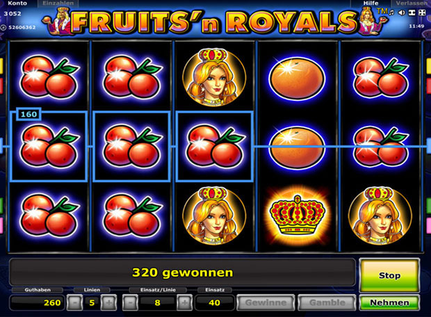 Fruits and Royals spielen